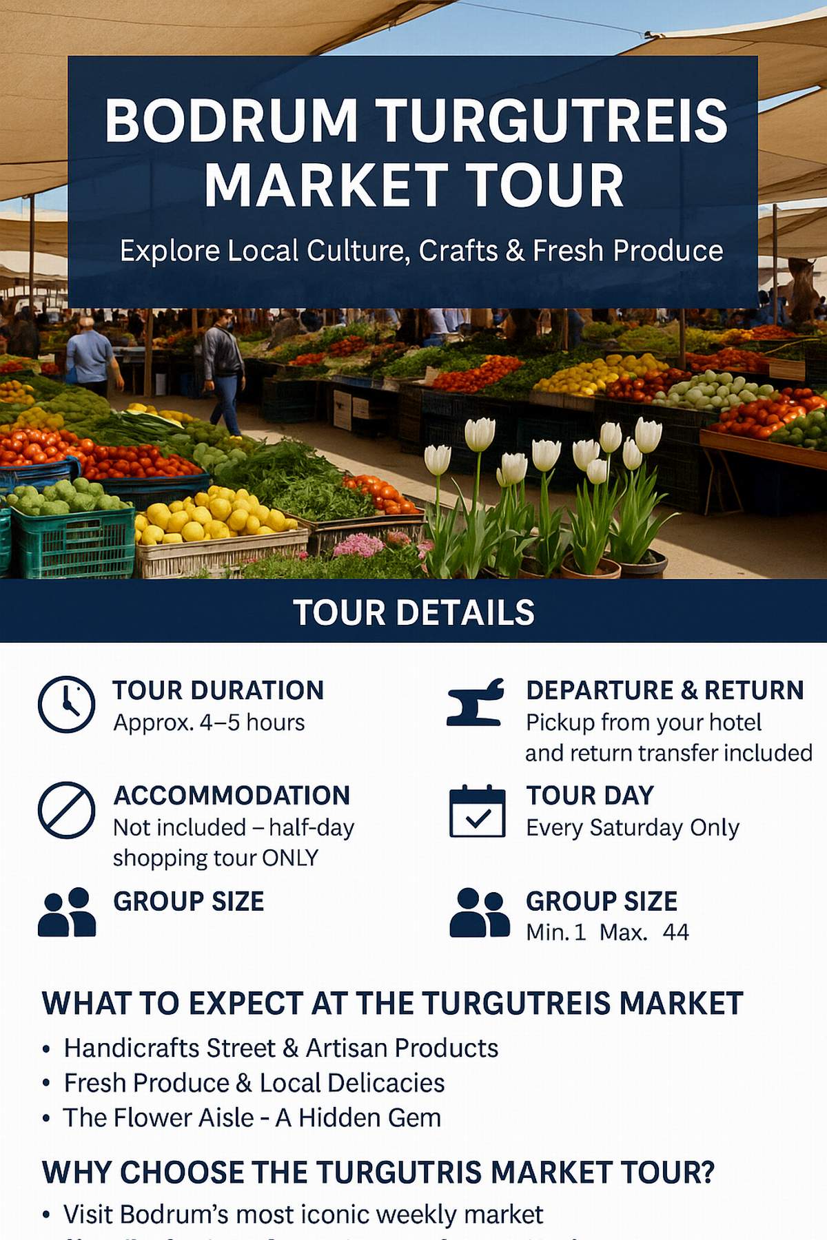 Bodrum Turgutreis Market Tour